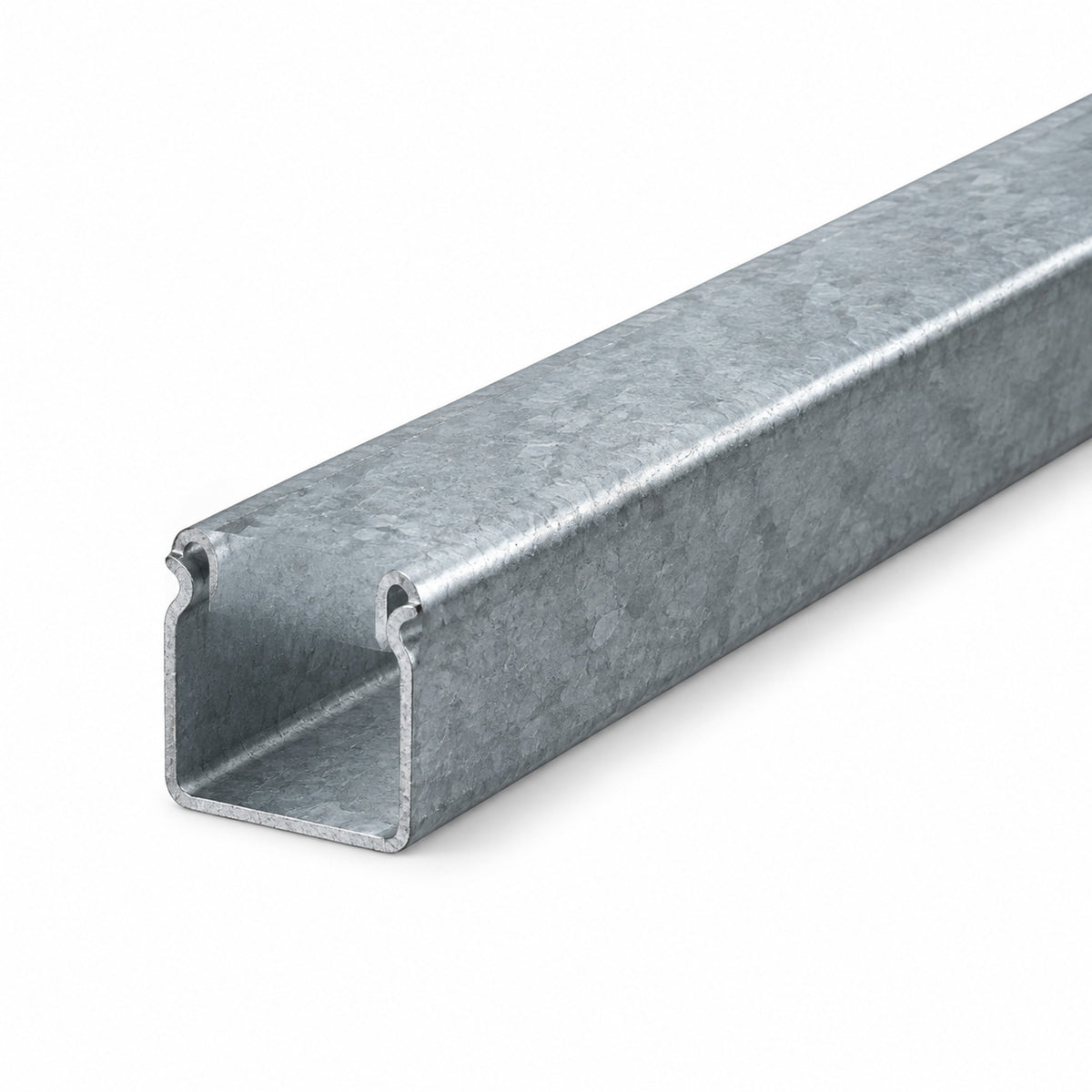 Parclose Galvanisé 12x12mm – Acier Galvanisé 1,25mm – Vendu au mètre
