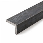 FER CORNIERE INEGALE ACIER NOIR S235