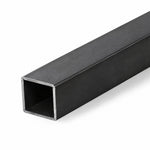 TUBE CARRE CREUX ACIER NOIR
